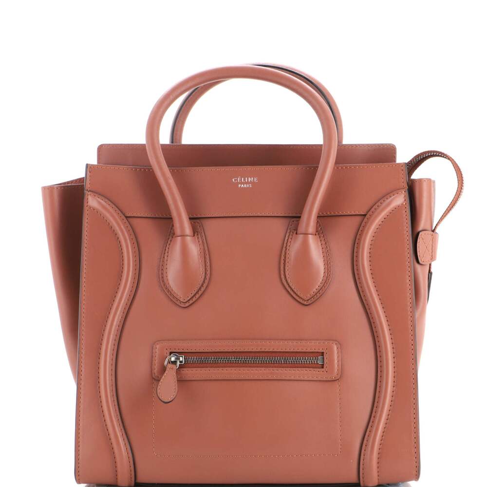 Celine Luggage Bag Smooth Leather Mini #324731C13B
